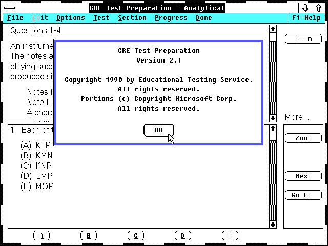 GRE Test Preparation Version 2.1 - About